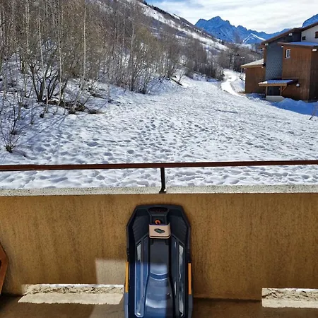 Cozy T1 With Balcony On The Snow Front Apartment Les Deux Alpes
