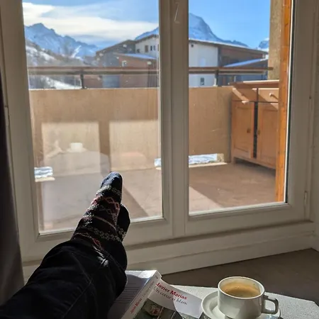 Cozy T1 With Balcony On The Snow Front Apartment Les Deux Alpes